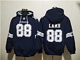 Men's Dallas Cowboys #88 CeeDee Lamb Navy Ageless Must-Have Lace-Up Pullover Hoodie,baseball caps,new era cap wholesale,wholesale hats